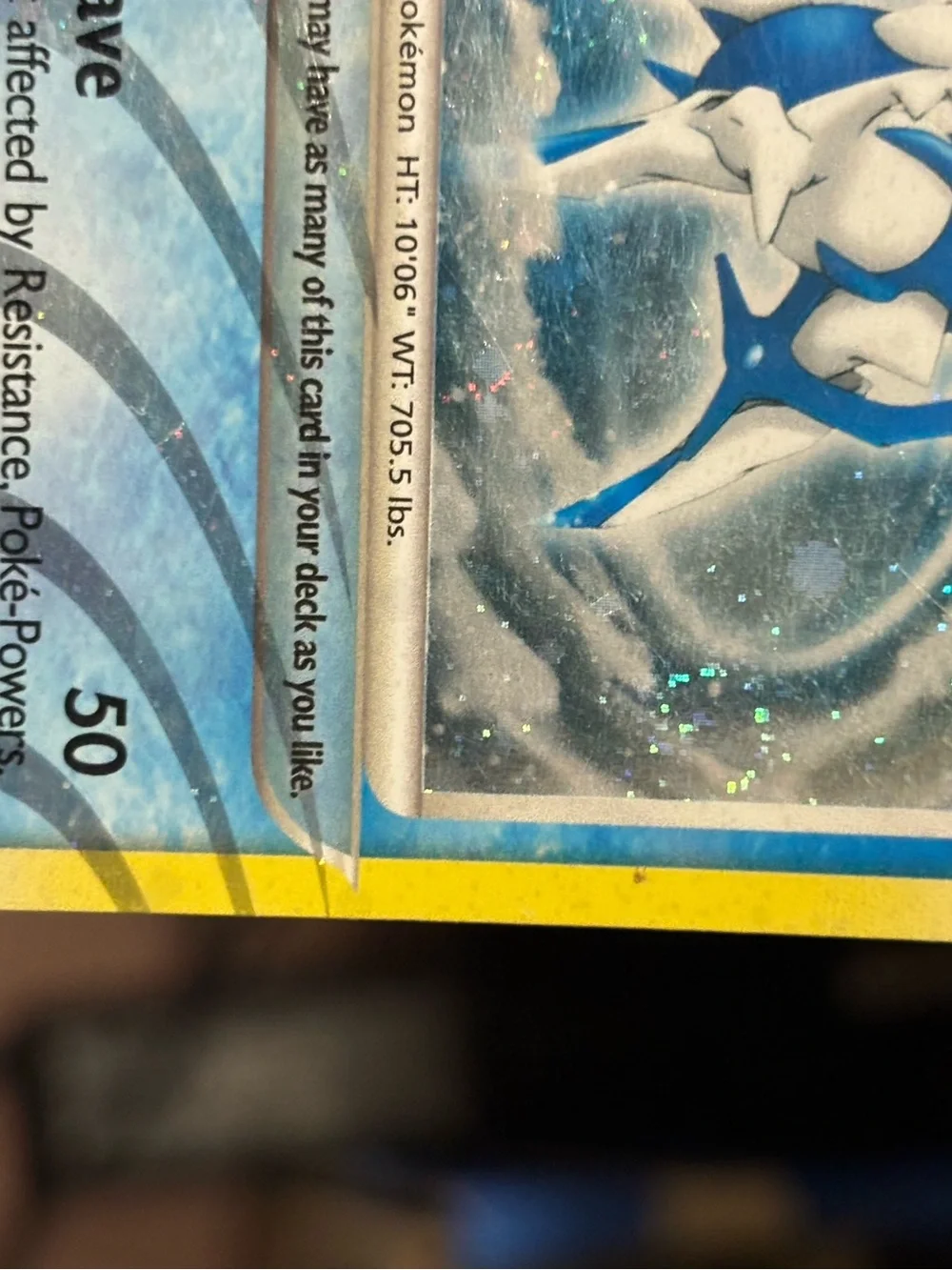 Arceus AR4 Arceus Holo Rare Pokemon Card W/ Swirl